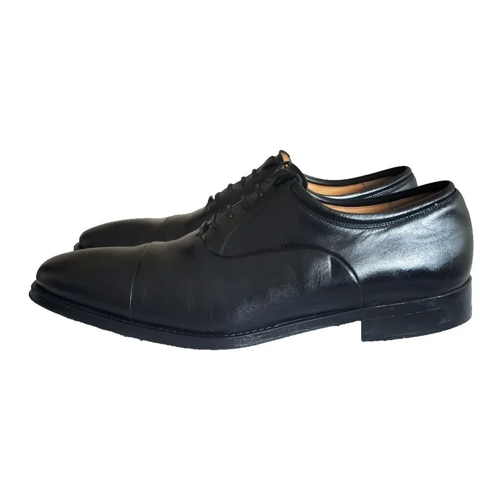 Magnanni Mayon Cap Toe Oxford Leather Shoes $550 Men's Size 8D Made in Spain